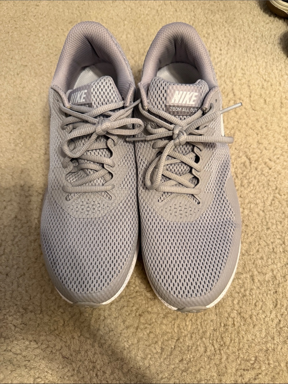 Nike Women’s Zoom All Out Running Shoes - Light Gray